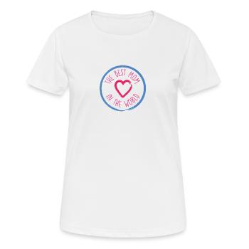 Best mom 26 - Frauen T-Shirt atmungsaktiv - Weiß - Vorne - AI Model Female 172 dark (172cm)