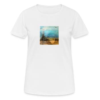 LE DESERT - T-shirt respirant Femme - blanc - Devant - AI Model Female 172 dark (172cm)