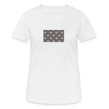 Naturmuster Skagen-Flora - Frauen T-Shirt atmungsaktiv - Weiß - Vorne - AI Model Female 172 dark (172cm)