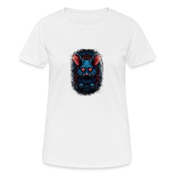 bday present idea statement computer freak - Women's Breathable T-Shirt - white - Front - AI Model Female 172 dark (172cm)