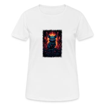 quote gift birthday present present idea gift idea - Women's Breathable T-Shirt - white - Front - AI Model Female 172 dark (172cm)