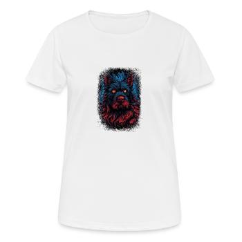birthday present chihuahua happy mammal dog love - Frauen T-Shirt atmungsaktiv - Weiß - Vorne - AI Model Female 172 dark (172cm)