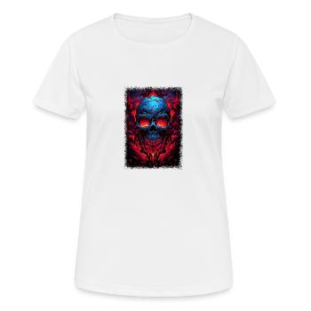 statement adult clothing skateboard anatomy - Frauen T-Shirt atmungsaktiv - Weiß - Vorne - AI Model Female 172 dark (172cm)