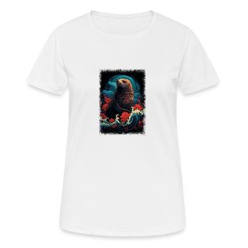 sweet digital art animal rights activists seals - Frauen T-Shirt atmungsaktiv - Weiß - Vorne - AI Model Female 172 dark (172cm)