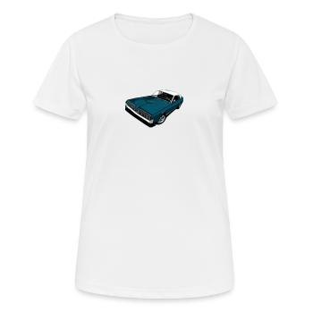 automobile - Women's Breathable T-Shirt - white - Front - AI Model Female 172 dark (172cm)
