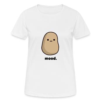 Potato mood. - Women's Breathable T-Shirt - white - Front - AI Model Female 172 dark (172cm)