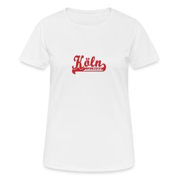 Cologne - Women's Breathable T-Shirt - white - Front - AI Model Female 172 dark (172cm)