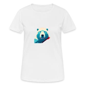 Polar bear - Women's Breathable T-Shirt - white - Front - AI Model Female 172 dark (172cm)