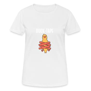 Duck-Tape Poison Des animaux - T-shirt respirant Femme - blanc - Devant - AI Model Female 172 dark (172cm)