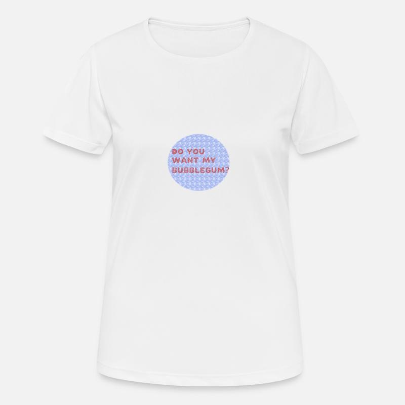 Bubblegum - Women's Breathable T-Shirt - white