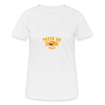 Trick or Treat | Halloween - Women's Breathable T-Shirt - white - Front - AI Model Female 172 dark (172cm)