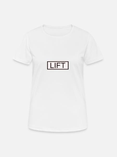 Lift - Frauen T-Shirt atmungsaktiv - Weiß