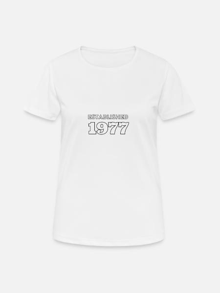 Established 1977 - Women's Breathable T-Shirt - white