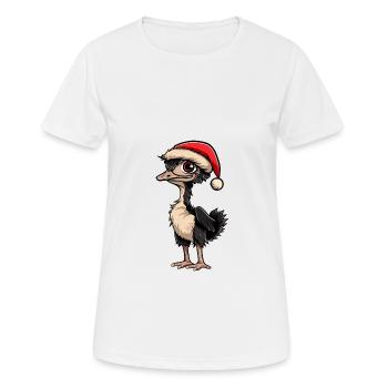 Bouquet Noël - T-shirt respirant Femme - blanc - Devant - AI Model Female 172 dark (172cm)