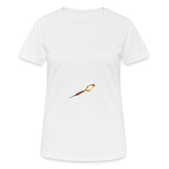 Fléchettes, Fléchettes - T-shirt respirant Femme - blanc - Devant - AI Model Female 172 dark (172cm)