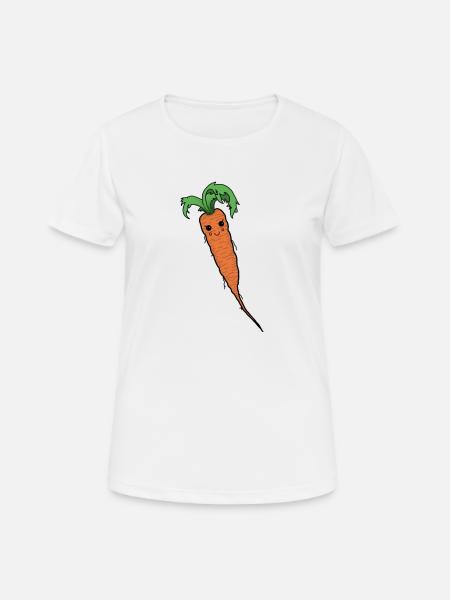 Carrot - Women's Breathable T-Shirt - white