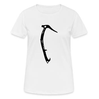 Eispickel - Frauen T-Shirt atmungsaktiv - Weiß - Vorne - AI Model Female 172 dark (172cm)
