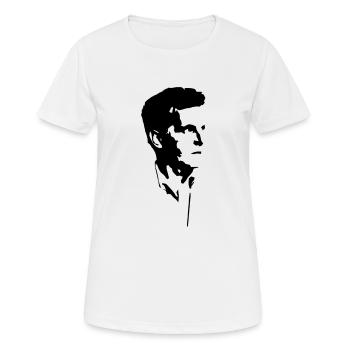Ludwig Wittgenstein - Frauen T-Shirt atmungsaktiv - Weiß - Vorne - AI Model Female 172 dark (172cm)