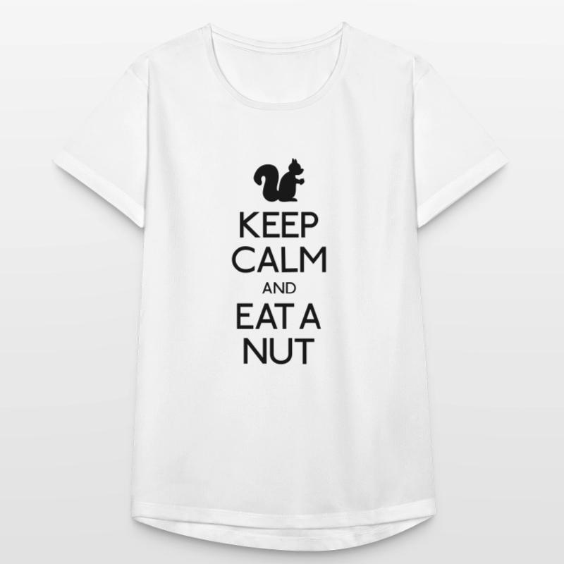 Keep Calm Eichhörnchen Frauen T-Shirt atmungsaktiv