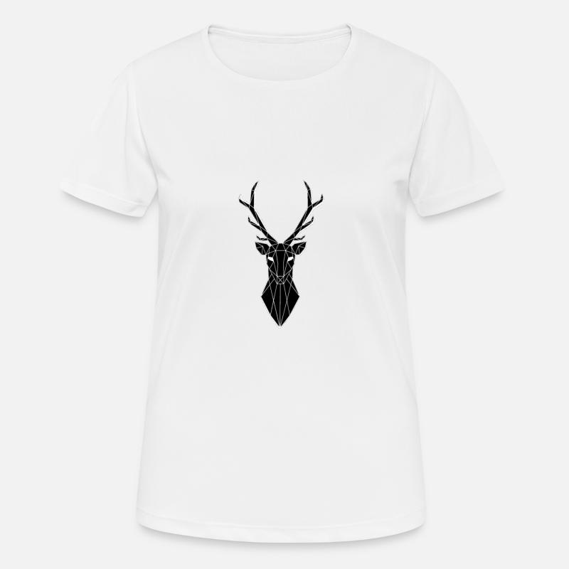 deer - Women's Breathable T-Shirt - white