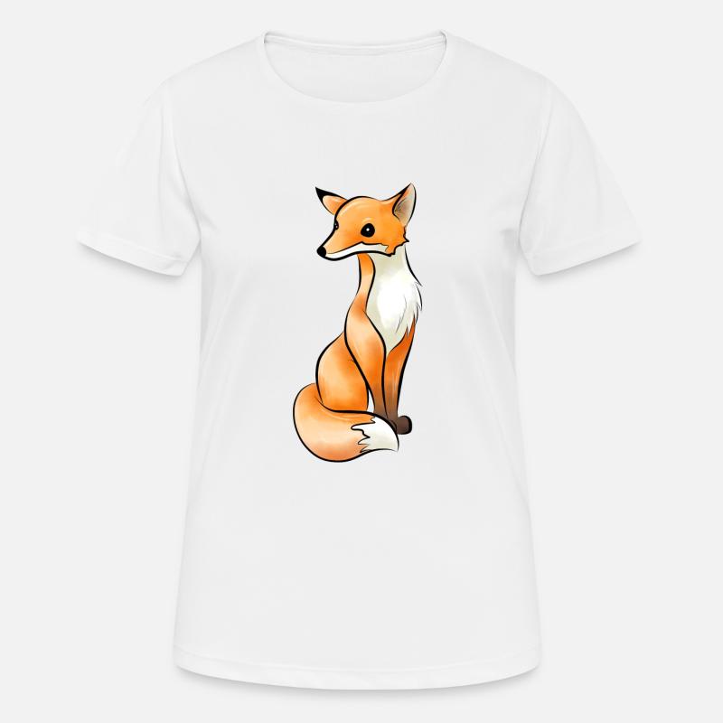 Fox - Women's Breathable T-Shirt - white