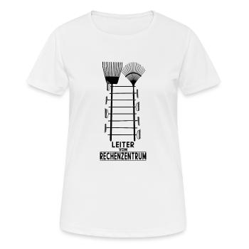 LEITER VOM RECHENZENTRUM - Frauen T-Shirt atmungsaktiv - Weiß - Vorne - AI Model Female 172 dark (172cm)