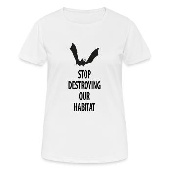 Bat Bats - Women's Breathable T-Shirt - white - Front - AI Model Female 172 dark (172cm)