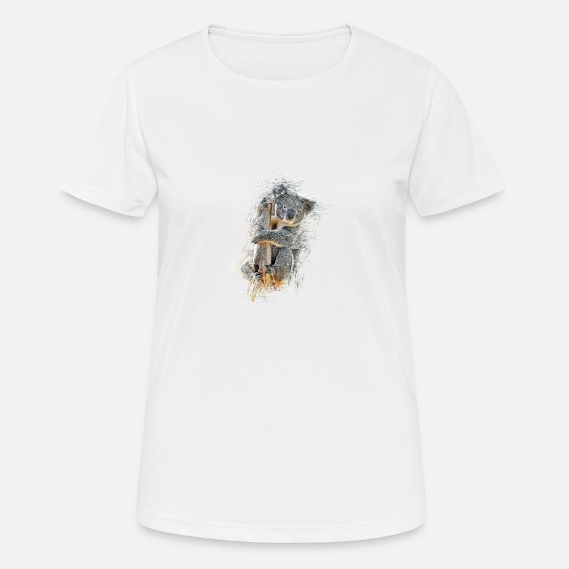 Koala bear - Women's Breathable T-Shirt - white