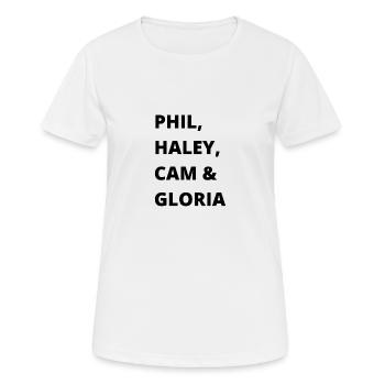 Modern family - Women's Breathable T-Shirt - white - Front - AI Model Female 172 dark (172cm)