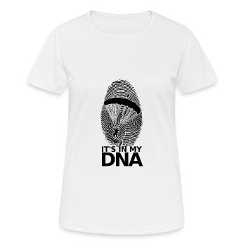Skydiving Parachute - Women's Breathable T-Shirt - white - Front - AI Model Female 172 dark (172cm)