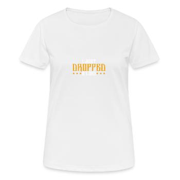 Dicton cool de camionneur - T-shirt respirant Femme - blanc - Devant - AI Model Female 172 dark (172cm)
