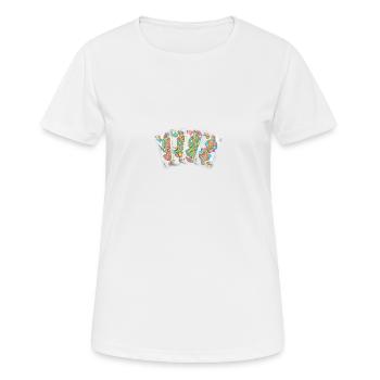 Schafkopf Schafkopfen bayerisches Blatt 4 Ober - Frauen T-Shirt atmungsaktiv - Weiß - Vorne - AI Model Female 172 dark (172cm)