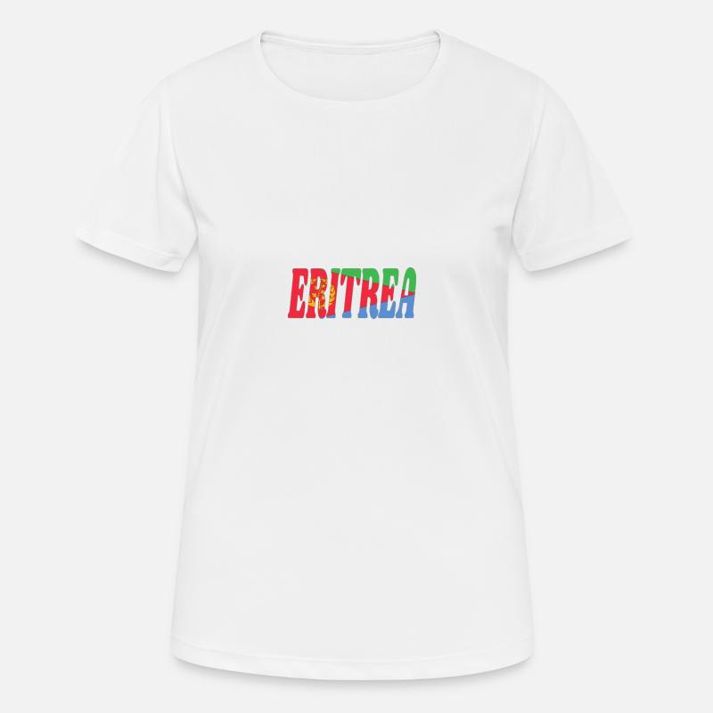 Eritrea - Women's Breathable T-Shirt - white