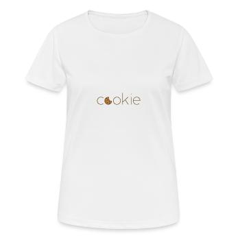 Cookie - Women's Breathable T-Shirt - white - Front - AI Model Female 172 dark (172cm)