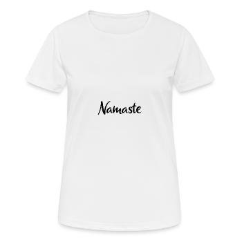 Namaste - Women's Breathable T-Shirt - white - Front - AI Model Female 172 dark (172cm)