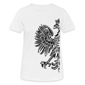 Polska - T-shirt respirant Femme - blanc - Devant - AI Model Female 172 dark (172cm)
