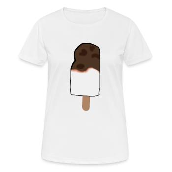 Eis am Stiel - Frauen T-Shirt atmungsaktiv - Weiß - Vorne - AI Model Female 172 dark (172cm)