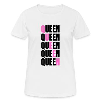 Reine - T-shirt respirant Femme - blanc - Devant - AI Model Female 172 dark (172cm)