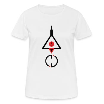 Timeless Amazigh – Pride in Symbol & Roots - T-shirt respirant Femme - blanc - Devant - AI Model Female 172 dark (172cm)