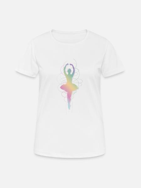 ballet dancer - Women's Breathable T-Shirt - white