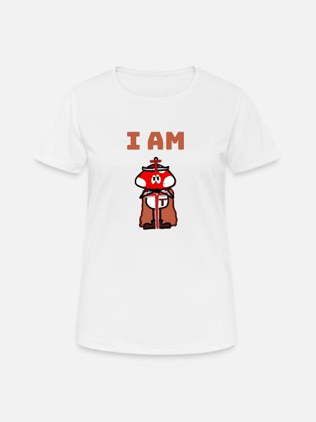 Je suis T! - T-shirt respirant Femme - blanc