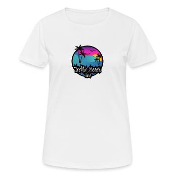 Online Entrepreneur | Work At Home Business - Women's Breathable T-Shirt - white - Front - AI Model Female 172 dark (172cm)