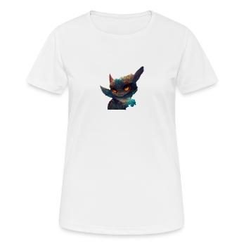 Fantasie Heule im Wald - Frauen T-Shirt atmungsaktiv - Weiß - Vorne - AI Model Female 172 dark (172cm)