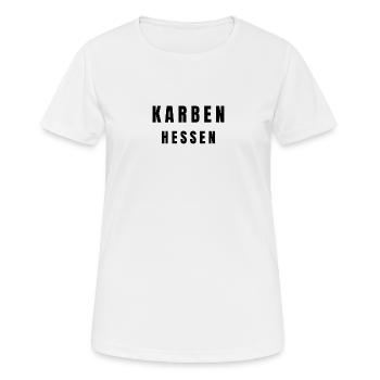 Karben, Hesse - T-shirt respirant Femme - blanc - Devant - AI Model Female 172 dark (172cm)