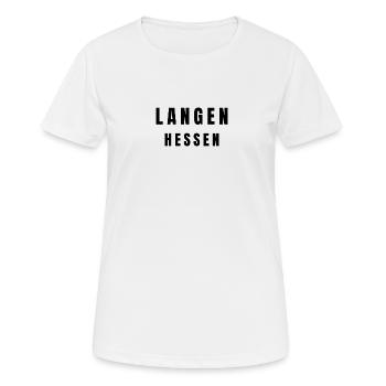 Langen, Hesse - T-shirt respirant Femme - blanc - Devant - AI Model Female 172 dark (172cm)