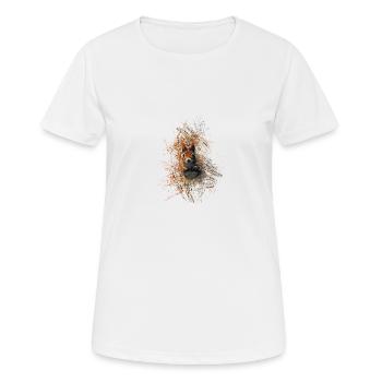 Eichhörnchen - Frauen T-Shirt atmungsaktiv - Weiß - Vorne - AI Model Female 172 dark (172cm)