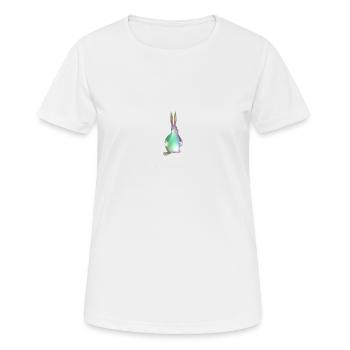 Big Chungus - Frauen T-Shirt atmungsaktiv - Weiß - Vorne - AI Model Female 172 dark (172cm)