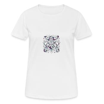 Flotte de reconnaissance stellaire - T-shirt respirant Femme - blanc - Devant - AI Model Female 172 dark (172cm)