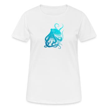 The Kraken !!! Diving divers - Women's Breathable T-Shirt - white - Front - AI Model Female 172 dark (172cm)