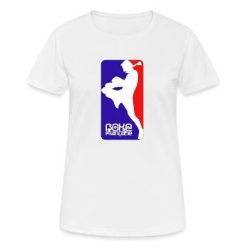 boxe française - T-shirt respirant Femme - blanc - Devant - AI Model Female 172 dark (172cm)